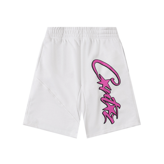 Rules the World White Shorts