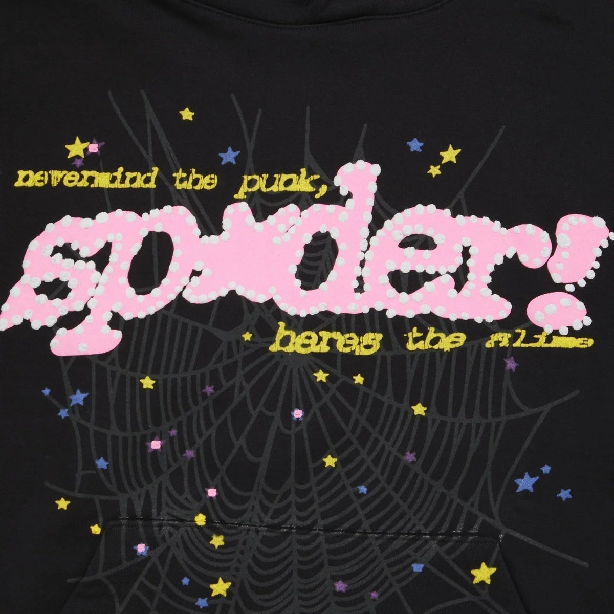 "Sp5der" Hoodie Black/Pink