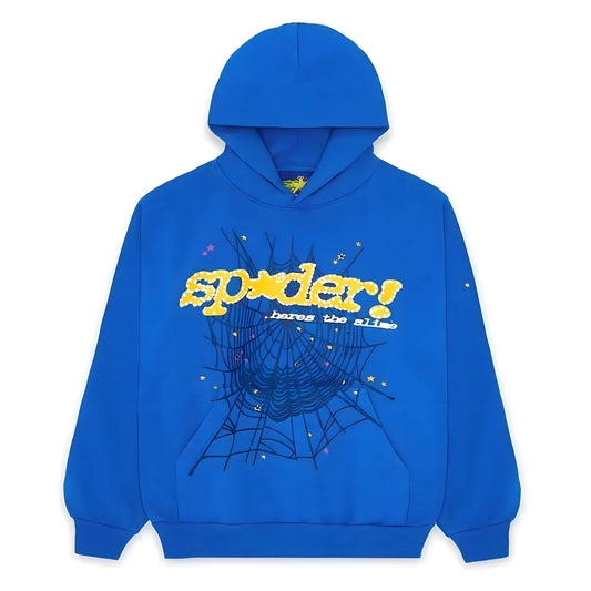 "Sp5der" Hoodie Blue