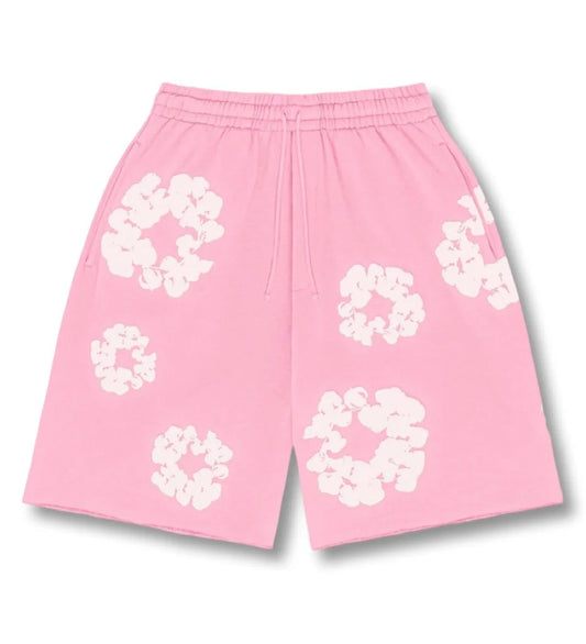 "Flower" Shorts Pink