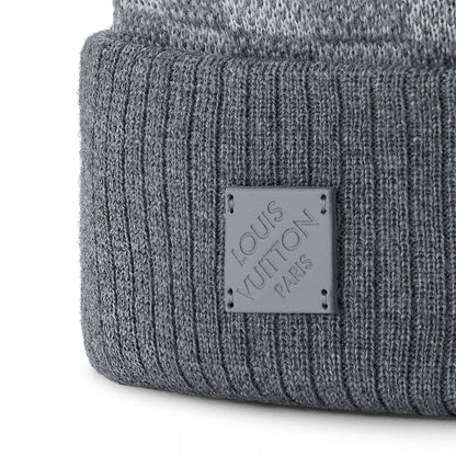 "LV" Beanie Grau
