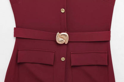 Elegantes ärmelloses Kleid