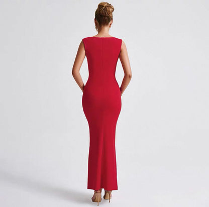 Langes Bodycon-Abendkleid